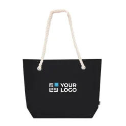 Gift Campaign Shopper in feltro riciclato con manici in corda di cotone e soffietto></noscript> Borse Di Tela Personalizzate