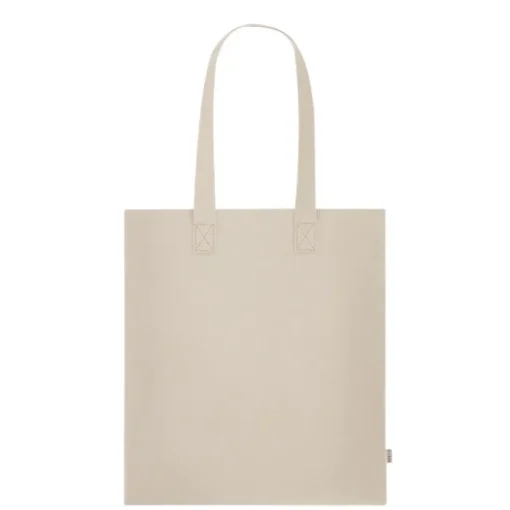 Gift Campaign Shopper in feltro riciclato con manici lunghi in colori classici> Borse Di Tela Personalizzate