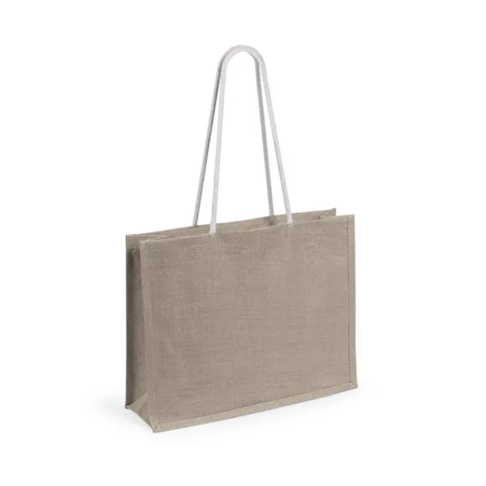 Gift Campaign Shopper in juta con soffietto che sostengono fino 10 kg Jute Colors> Borse In Juta