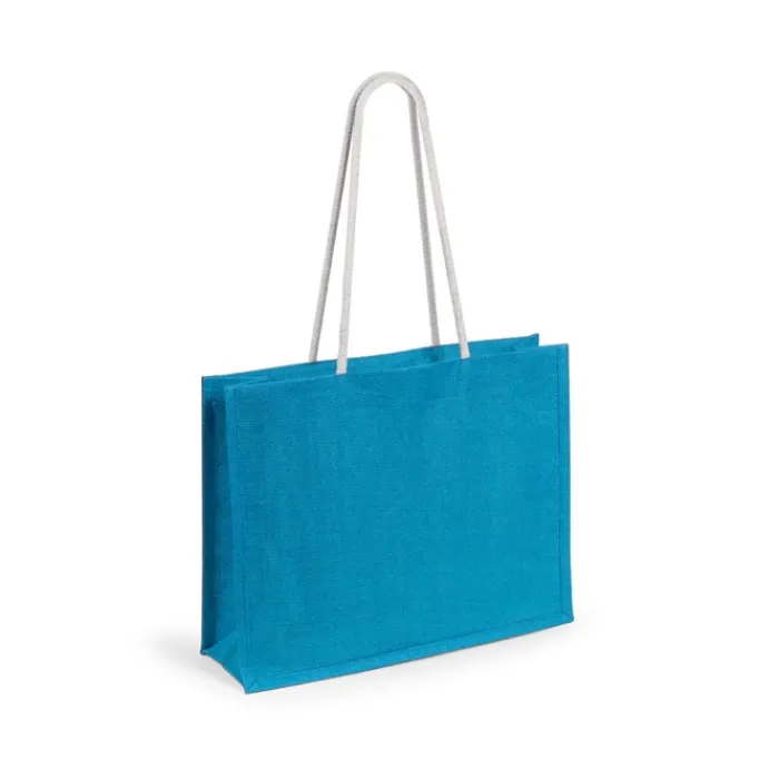 Gift Campaign Shopper in juta con soffietto che sostengono fino 10 kg Jute Colors> Borse In Juta