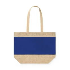 Gift Campaign Shopper in juta e cotone laminato manici lunghi Menorca></noscript> Borse In Juta
