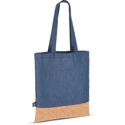 Gift Campaign Shopper in RPET con base in sughero e capacità di 10kg></noscript> Borse Di Tela Personalizzate