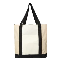 Gift Campaign Shopper in rPET dai manici neri e tasca frontale aperta></noscript> Borse Per La Spesa|Borse Di Tela Personalizzate