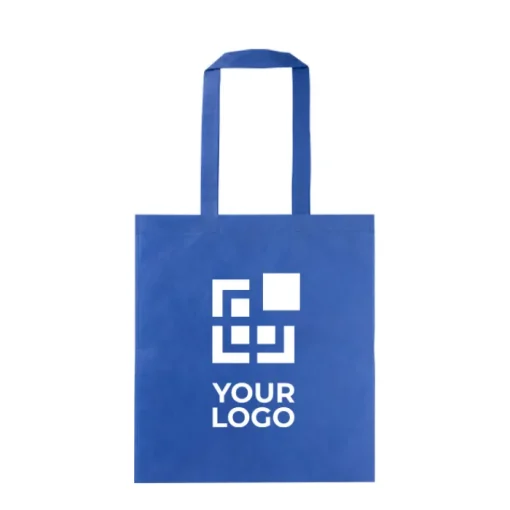 Gift Campaign Shopper in tessuto non tessuto RPET da 80 g/m2 con manici lunghi> Shopper Tnt