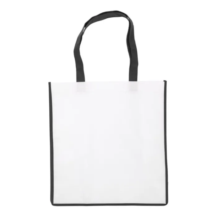 Gift Campaign Shopper in tessuto non tessuto 80g/m2 con manici e bordatura colorata> Shopper Tnt