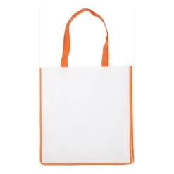 Gift Campaign Shopper in tessuto non tessuto 80g/m2 con manici e bordatura colorata> Shopper Tnt