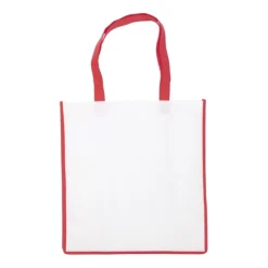 Gift Campaign Shopper in tessuto non tessuto 80g/m2 con manici e bordatura colorata></noscript> Shopper Tnt