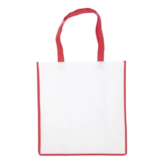Gift Campaign Shopper in tessuto non tessuto 80g/m2 con manici e bordatura colorata> Shopper Tnt