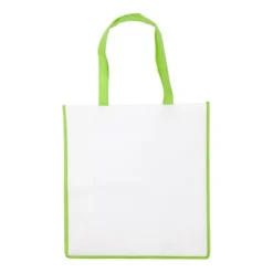 Gift Campaign Shopper in tessuto non tessuto 80g/m2 con manici e bordatura colorata></noscript> Shopper Tnt