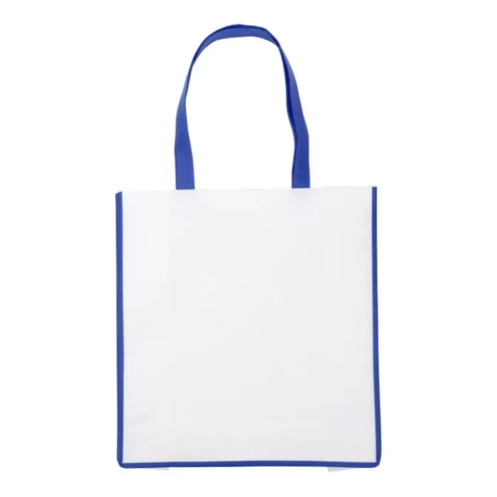 Gift Campaign Shopper in tessuto non tessuto 80g/m2 con manici e bordatura colorata> Shopper Tnt