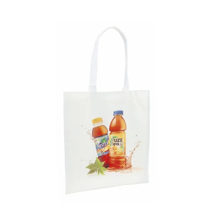 Gift Campaign Shopper in tnt colore da personalizzare 80 g/m2 Blanc Sublim> Shopper Tnt