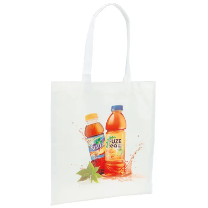 Gift Campaign Shopper in tnt colore da personalizzare 80 g/m2 Blanc Sublim> Shopper Tnt