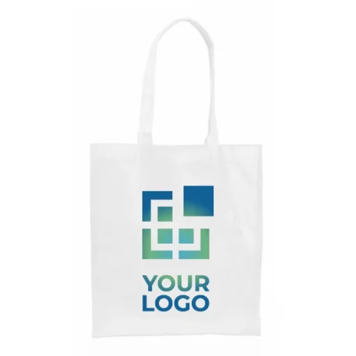 Gift Campaign Shopper in tnt colore da personalizzare 80 g/m2 Blanc Sublim> Shopper Tnt