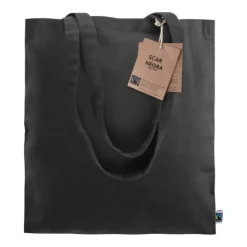 Gift Campaign Shopper nera commercio equo e solidale 180 g/m2 Flyca FairTrade Black> Gadget Ecologici|Tote Bag Personalizzate
