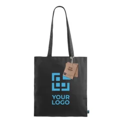 Gift Campaign Shopper nera commercio equo e solidale 180 g/m2 Flyca FairTrade Black></noscript> Gadget Ecologici|Tote Bag Personalizzate