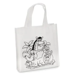 Gift Campaign Shopper per bambini colorabile 5 pennarelli in TNT 80 g/m2 Color Fun> Regali Per Bambini|Matite Colorate