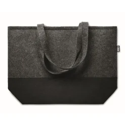 Gift Campaign Shopper personalizzata in feltro con fondo in nero Duo City RPET></noscript> Borse Di Tela Personalizzate