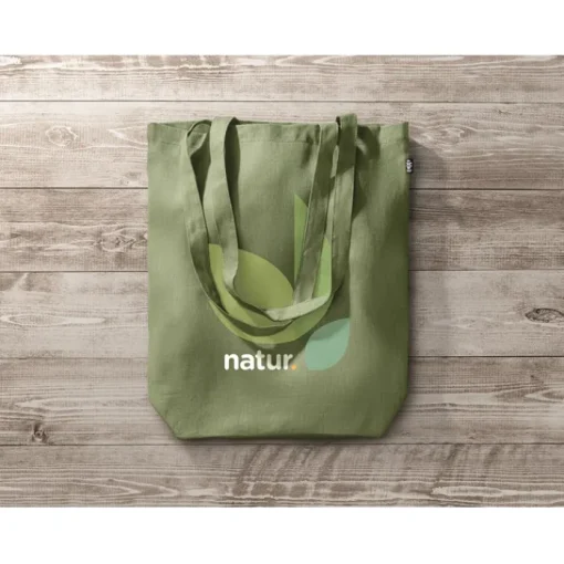Gift Campaign Shopper personalizzata in canapa con manici lunghi 200 g/m2 Planet> Tote Bag Personalizzate|Borse Di Tela Personalizzate