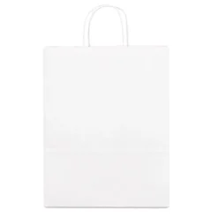 Gift Campaign Shopper personalizzate in carta kraft bianca da 90 g/m2 Retail> Buste Di Carta