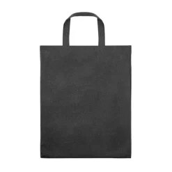 Gift Campaign Shopper pieghevole in cotone con tasca esterna e manici corti 140g/m2> Shopper In Cotone Personalizzate