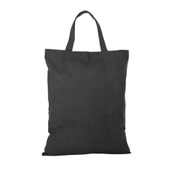 Gift Campaign Shopper pieghevole in cotone con tasca esterna e manici corti 140g/m2></noscript> Shopper In Cotone Personalizzate