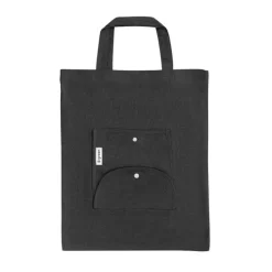 Gift Campaign Shopper pieghevole in cotone con tasca esterna e manici corti 140g/m2></noscript> Shopper In Cotone Personalizzate