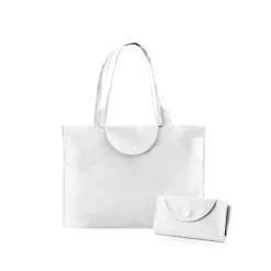 Gift Campaign Shopper pieghevole personalizzata in tnt fino a 9 kg e 90 g/m2 Flap> Shopper Tnt