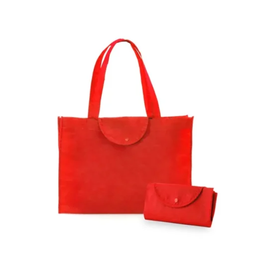 Gift Campaign Shopper pieghevole personalizzata in tnt fino a 9 kg e 90 g/m2 Flap> Shopper Tnt