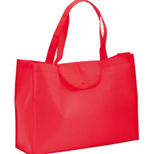 Gift Campaign Shopper pieghevole personalizzata in tnt fino a 9 kg e 90 g/m2 Flap> Shopper Tnt