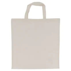 Gift Campaign Shopper promozionale con manici corti in cotone OEKO-TEX140 g/m2> Shopper In Cotone Personalizzate