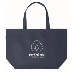 Gift Campaign Shopper promozionale con soffietto e manici lunghi in RPET 600D Store></noscript> Borse Per La Spesa|Tote Bag Personalizzate