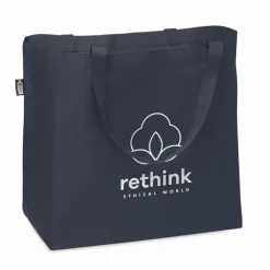 Gift Campaign Shopper promozionale con soffietto e manici lunghi in RPET 600D Store></noscript> Borse Per La Spesa|Tote Bag Personalizzate