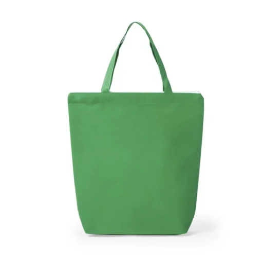 Gift Campaign Shopper promozionale con chiusura zip 90 g/m2 Zipper Colors> Shopper Tnt