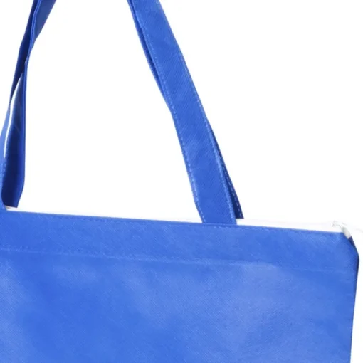 Gift Campaign Shopper promozionale con chiusura zip 90 g/m2 Zipper Colors> Shopper Tnt