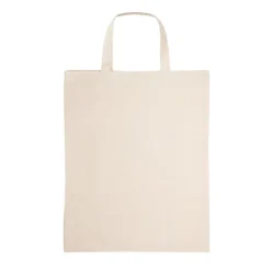 Gift Campaign Shopper promozionale pieghevole in cotone con manici corti 140g/m2> Shopper In Cotone Personalizzate