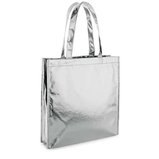 Gift Campaign Shopper promozionalle dorata laminata in TNT 80 gr/m2 Brilliant> Gadget Natalizi|Shopper Tnt