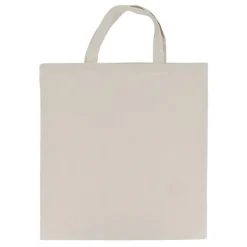 Gift Campaign Shopper pubblicitaria con manici corti in cotone OEKO-TEX da 220g/m2> Shopper In Cotone Personalizzate