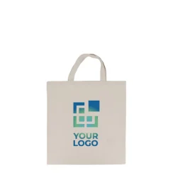 Gift Campaign Shopper pubblicitaria con manici corti in cotone OEKO-TEX da 220g/m2></noscript> Shopper In Cotone Personalizzate