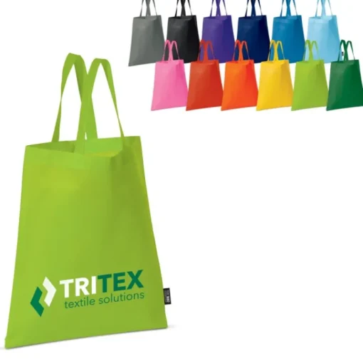 Gift Campaign Shopper semplice per aziende in tessuto non tessuto 80g/m2 Plaza Large> Shopper Tnt