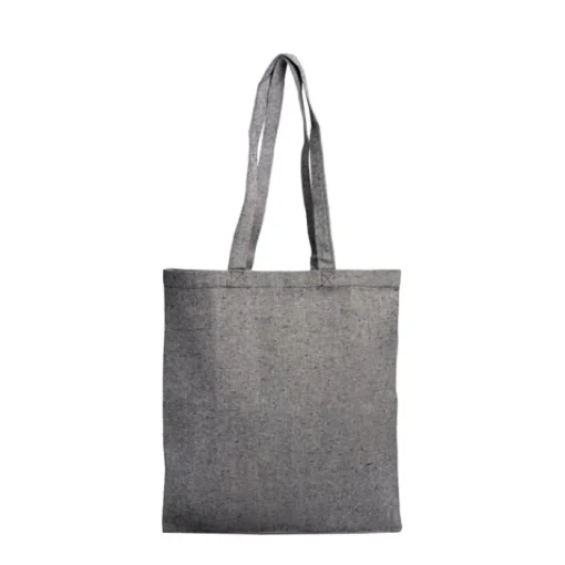 Gift Campaign Shopper sostenibile in cotone riciclato con finitura mélange 280 g/m2> Shopper In Cotone Personalizzate