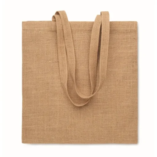 Gift Campaign Shopper spesa personalizzate in juta con manici lunghi> Borse Per La Spesa|Borse In Juta