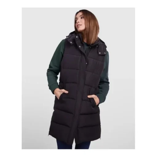 Gift Campaign Smanicato lungo da donna imbottito in poliestere con cappuccio Roly> Smanicati