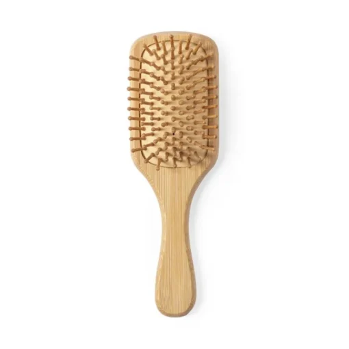 Gift Campaign Spazzola per capelli in bambù da personalizzare Square Bamboo> Gadget Per Parrucchieri