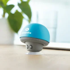 Gift Campaign Speaker bluetooth 5.0 a forma di fungo in ABS con ventosa Mushy></noscript> Casse Personalizzate