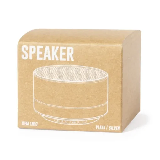 Gift Campaign Speaker bluetooth 5.0 con logo in alluminio riciclato da 3W RecycloAlu> Casse Personalizzate