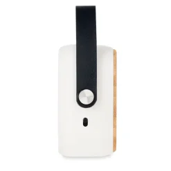Gift Campaign Speaker bluetooth 5.0 con logo in ABS bambù e manico in PU Scandinavia></noscript> Casse Personalizzate