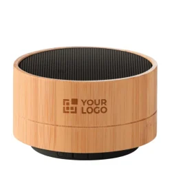 Gift Campaign Speaker bluetooth 4.2 personalizzati con logo aziendale in ABS e Bambù></noscript> Casse Personalizzate