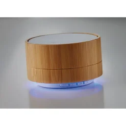 Gift Campaign Speaker bluetooth 4.2 personalizzati con logo aziendale in ABS e Bambù></noscript> Casse Personalizzate