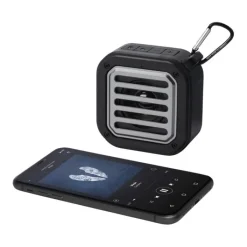 Gift Campaign Speaker Bluetooth a ricarica solare in plastica riciclata con torcia 3W></noscript> Casse Personalizzate