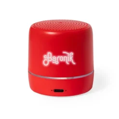 Gift Campaign Speaker da 3W con connessione Bluetooth® 5.0 e logo luminoso inciso> Casse Personalizzate